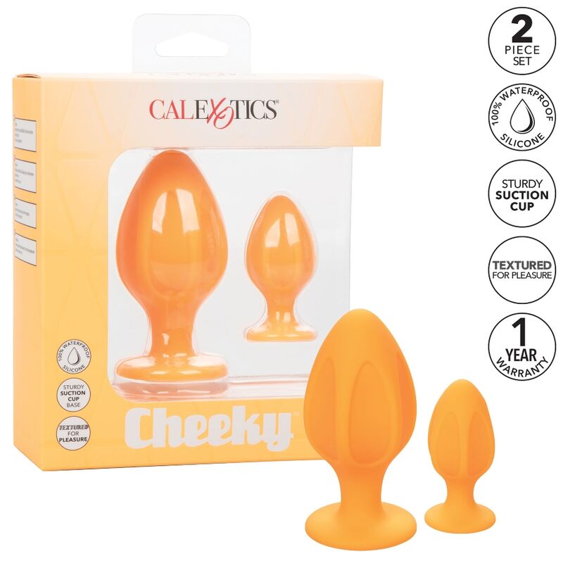 CALEXOTICS – CHEEKY PLUGS ANALES NARANJA