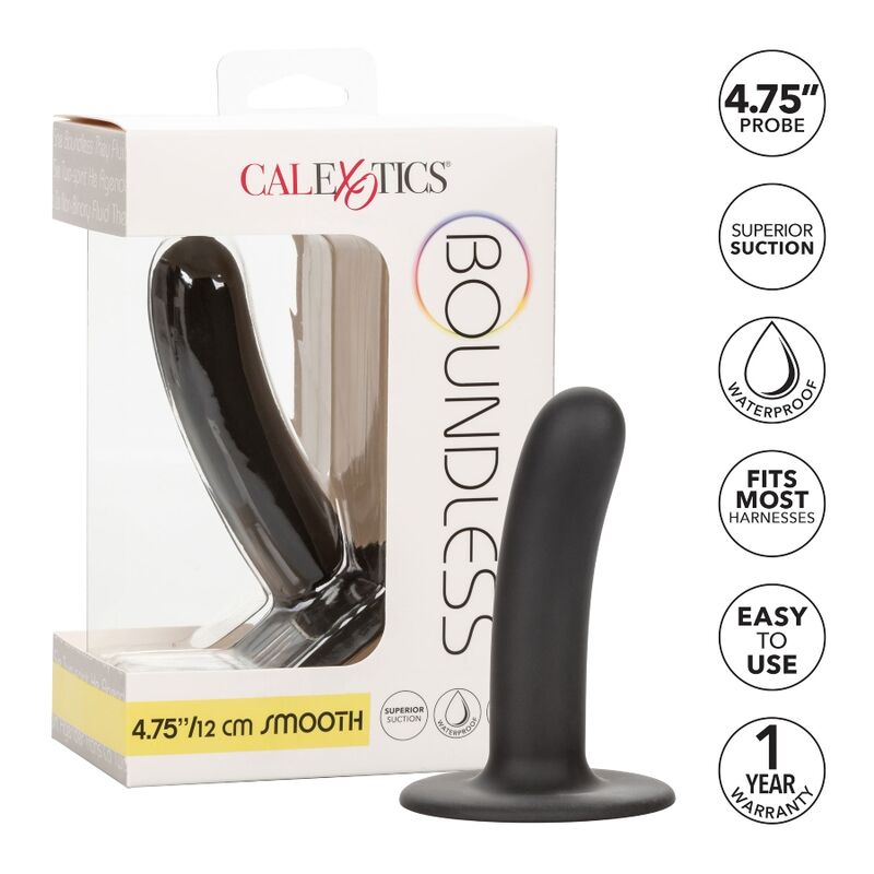 CALEXOTICS – BOUNDLESS DILDO LISO 12 CM COMPATIBLE CON ARNES