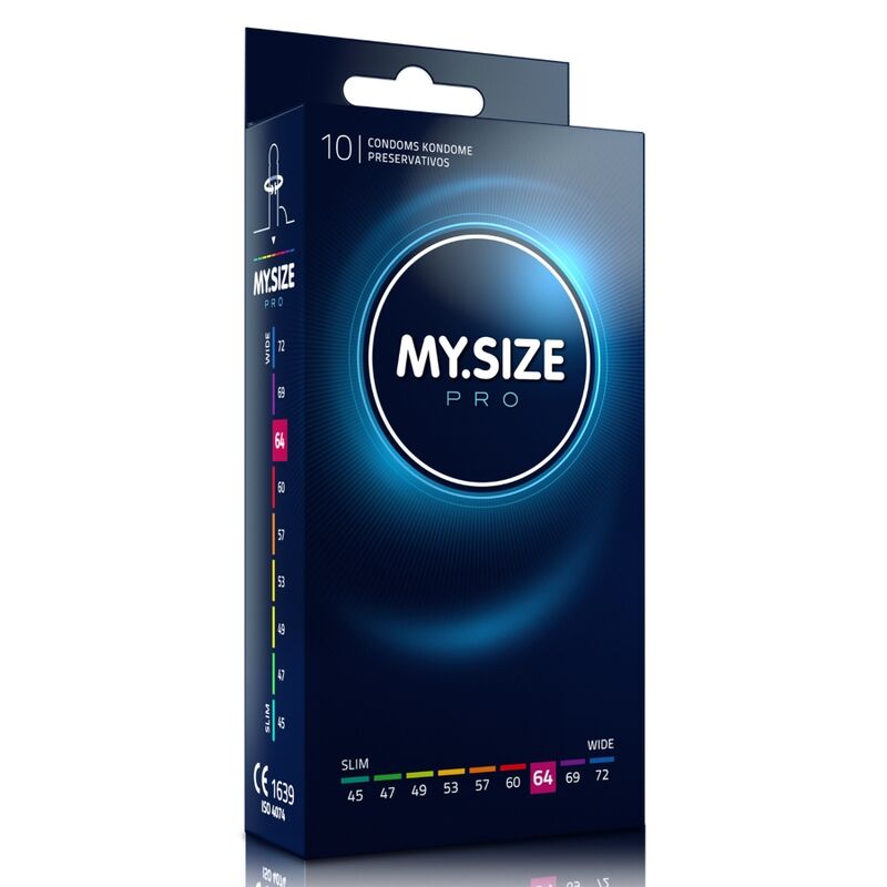 MY SIZE – PRO PRESERVATIVOS 64 MM 10 UNIDADES