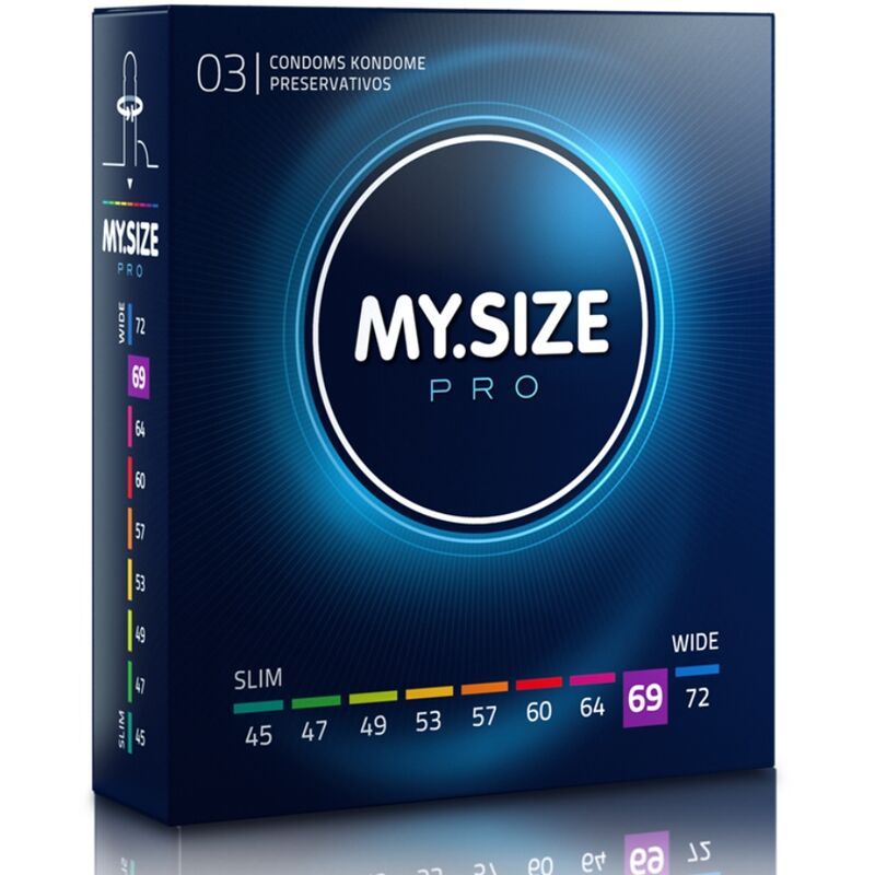 MY SIZE – PRO PRESERVATIVOS 69 MM 3 UNIDADES