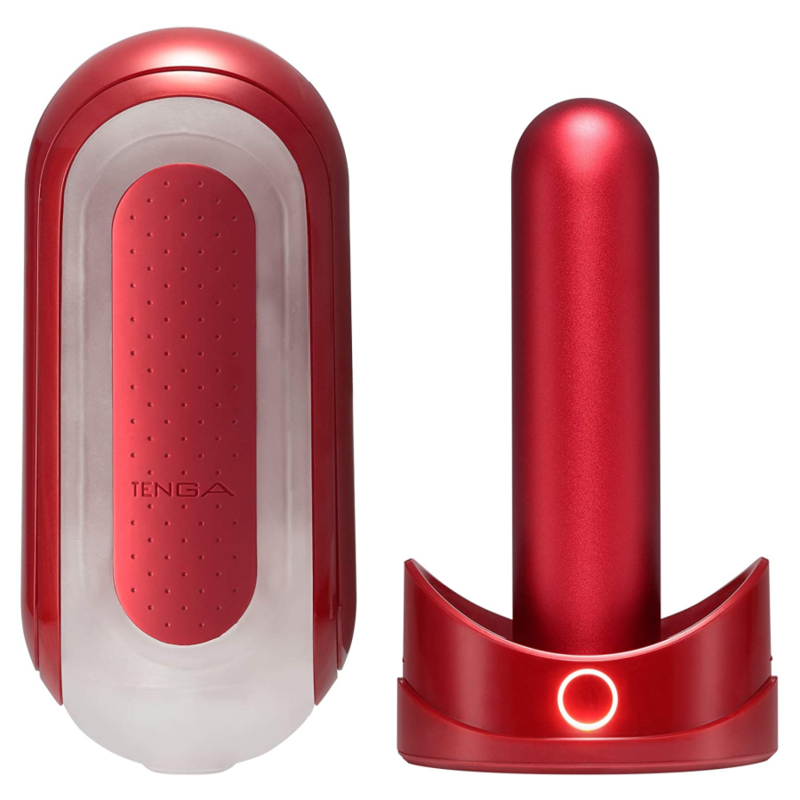 TENGA – FLIP 0 ZERO ROJO CON CALENTADOR