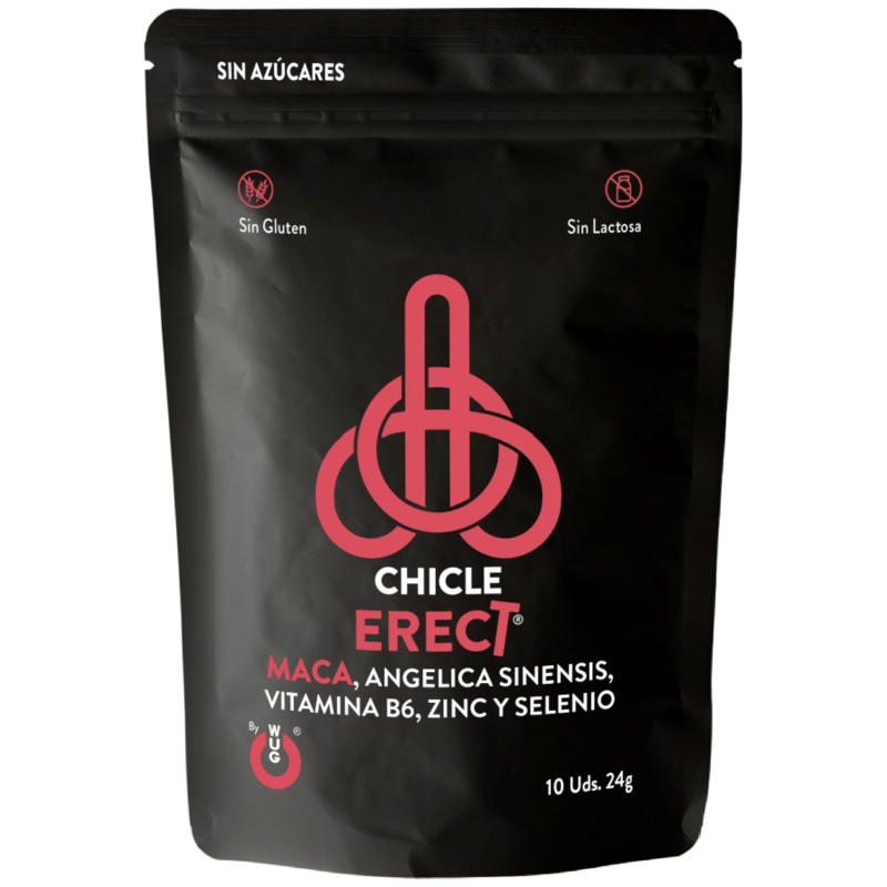 WUG SEX SENSE – ERECT CHICLE POTENCIADOR ERECCIÓN 10 UNIDADES