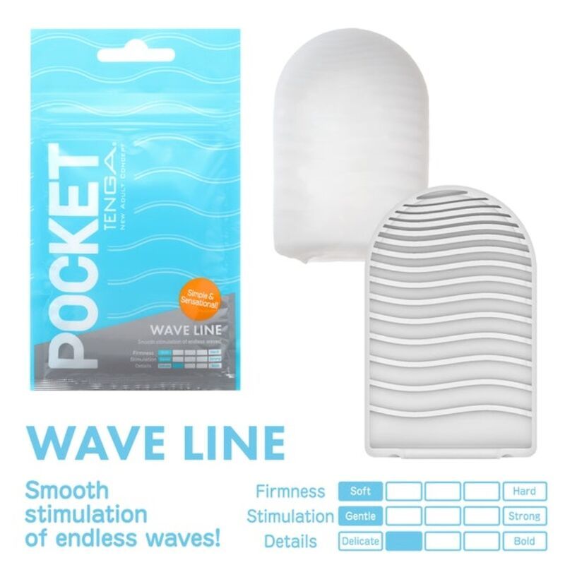 TENGA – WAVE LINE MASTURBADOR POCKET