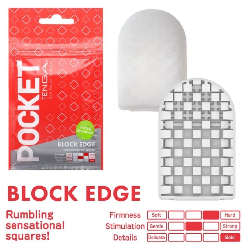 TENGA – BLOCKED EDGE MASTURBADOR POCKET