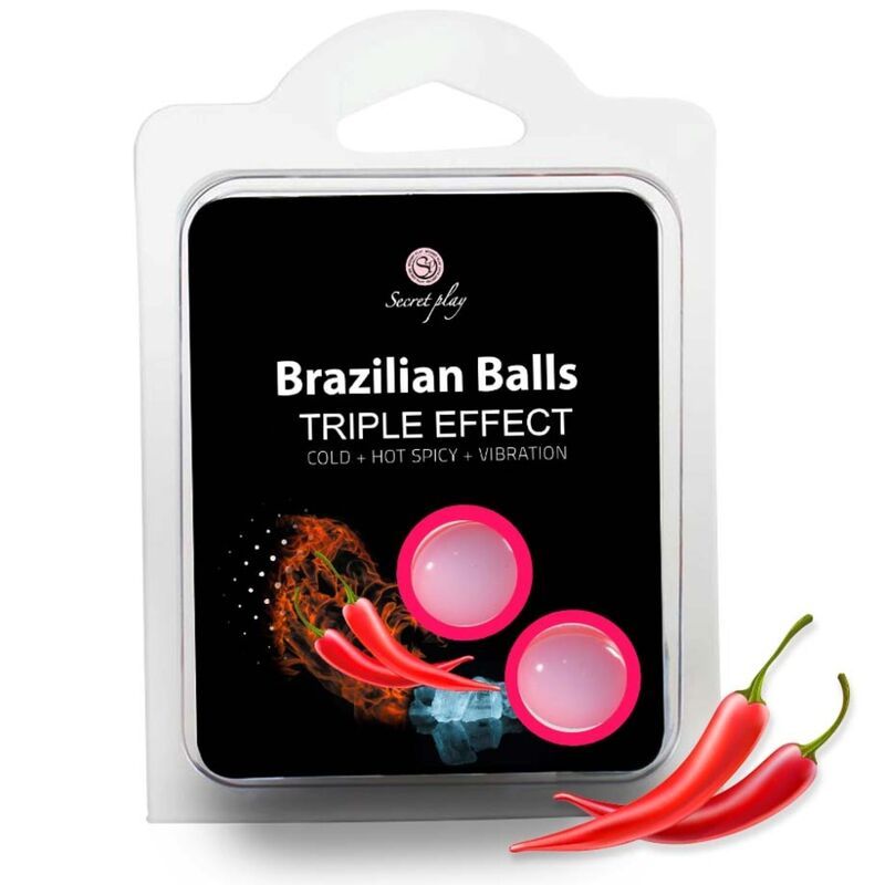 SECRETPLAY – SET 2 BRAZILIAN BALLS TRIPLE EFECTO