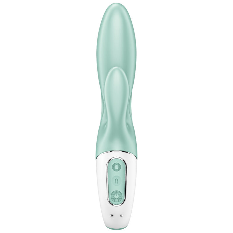 SATISFYER – AIR PUMP BUNNY 5+ VIBRADOR RABBIT INFLABLE APP VERDE