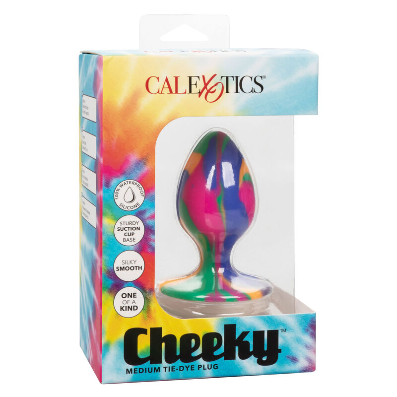 CALEXOTICS – CHEEKY MEDIUM TIE-DYE PLUG ANAL