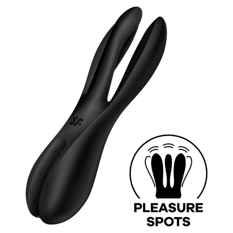 SATISFYER – THREESOME 2 VIBRADOR NEGRO