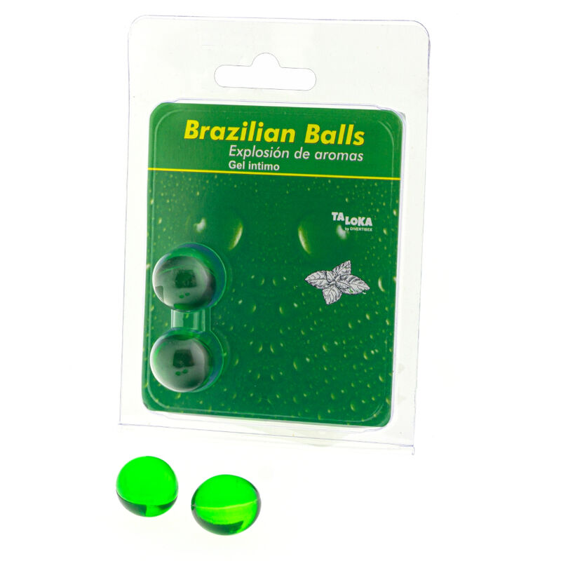 TALOKA – BRAZILIAN BALLS GEL ÍNTIMO MENTA 2 BOLAS