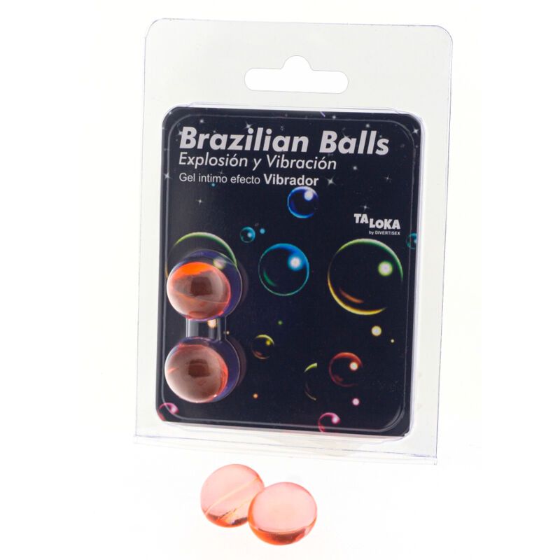 TALOKA – BRAZILIAN BALLS GEL EXCITANTE EFECTO VIBRACIÓN 2 BOLAS