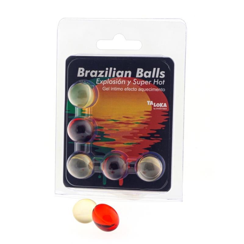 TALOKA – BRAZILIAN BALLS GEL EXCITANTE EFECTO SUPER CALIENTE 5 BOLAS