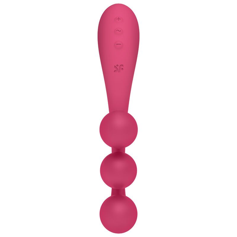 SATISFYER – TRI BALL 1 MULTI VIBRADOR ROJO