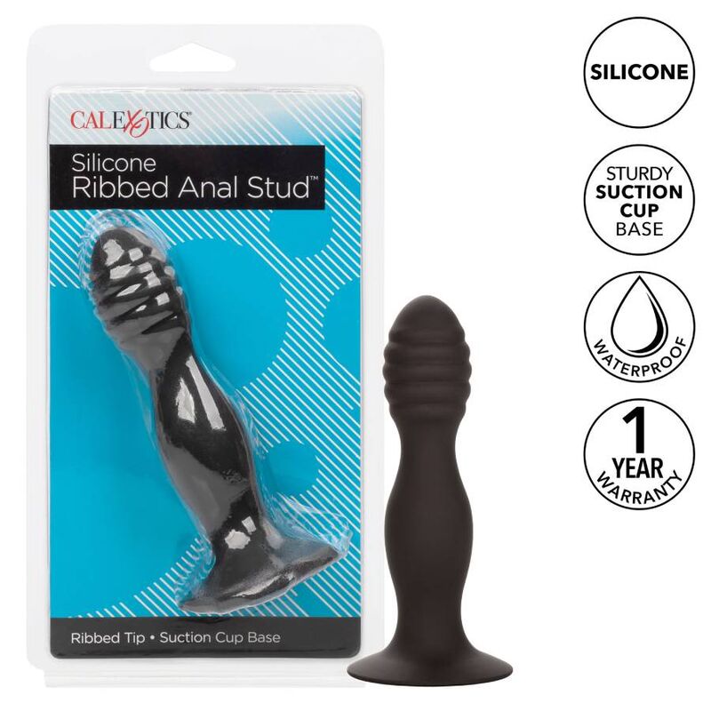 CALEXOTICS – RIBBED ANAL STUD