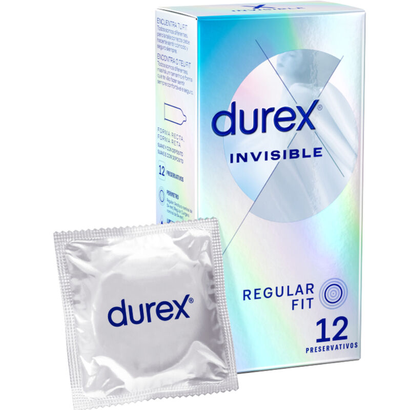 DUREX – INVISIBLE EXTRA FINO 12 UNIDADES