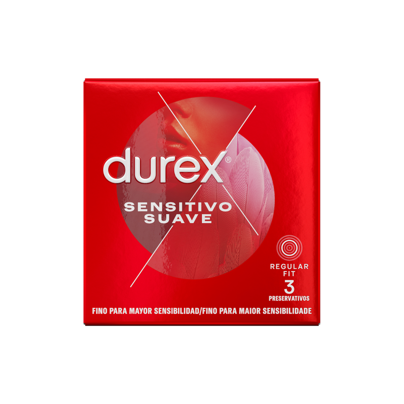 DUREX – SENSITIVO SUAVE 3 UNIDADES