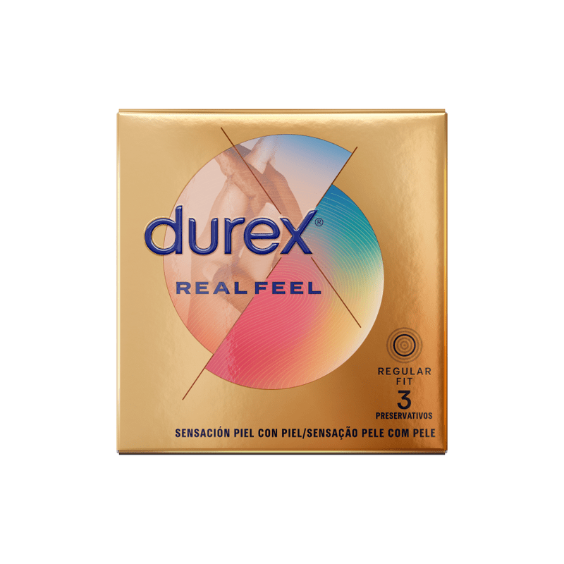 DUREX – REAL FEEL PRESERVATIVOS 3 UNIDADES