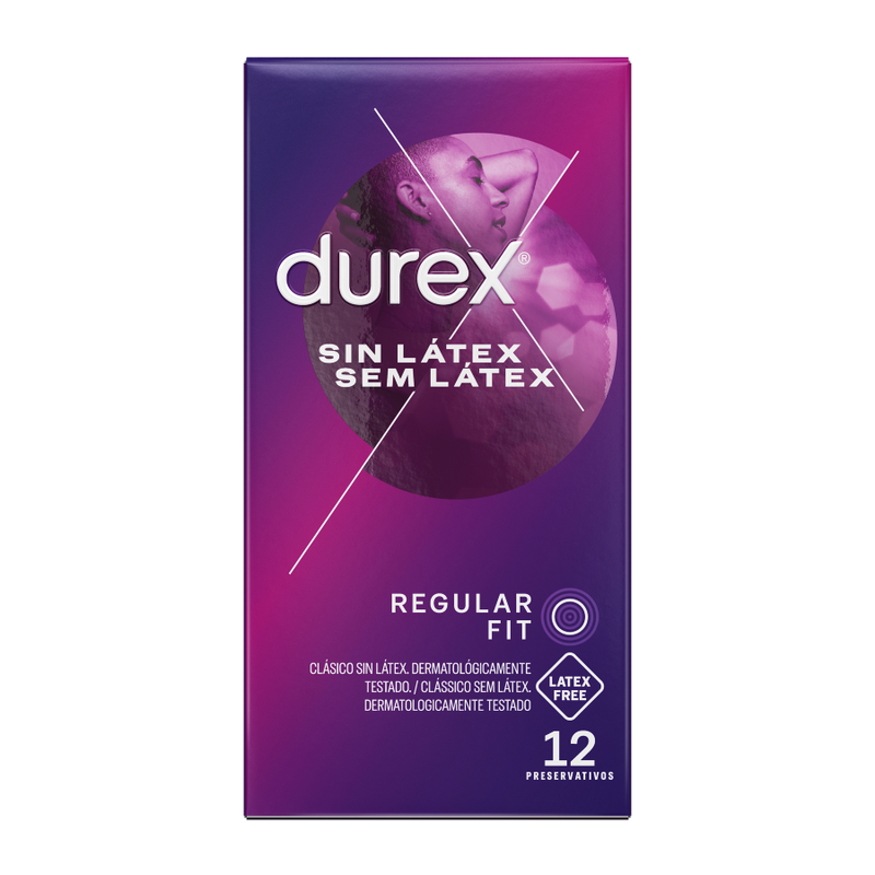 DUREX – PRESERVATIVOS SIN LATEX 12 UNIDADES