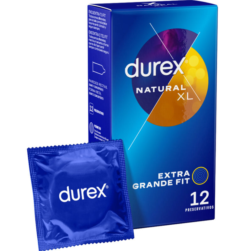 DUREX – NATURAL XL 12 UNIDADES