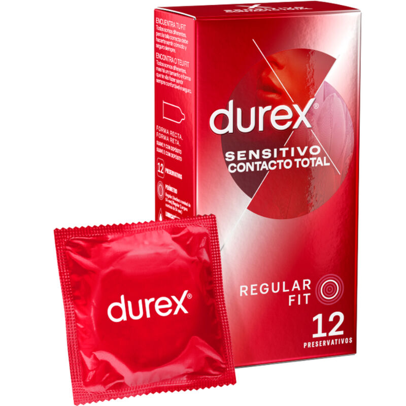 DUREX – SENSITIVO CONTACTO TOTAL 12 UNIDADES