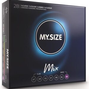 MY SIZE – MIX PRESERVATIVOS 69 MM 28 UNIDADES