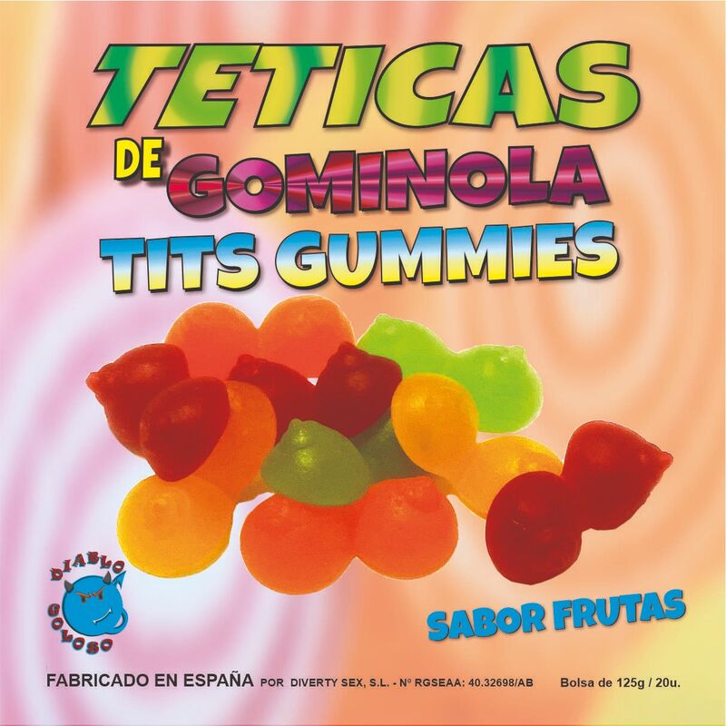 DIABLO GOLOSO – TETICAS DE GOMINOLA SURTIDAS BRILLO