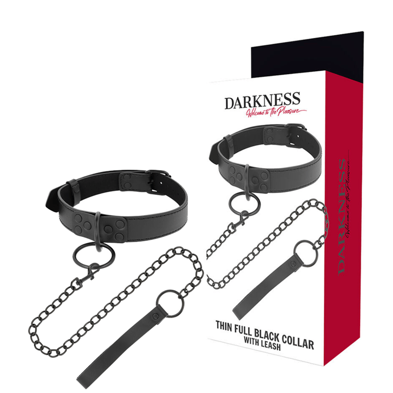 DARKNESS – COLLAR CON CADENA NEGRO