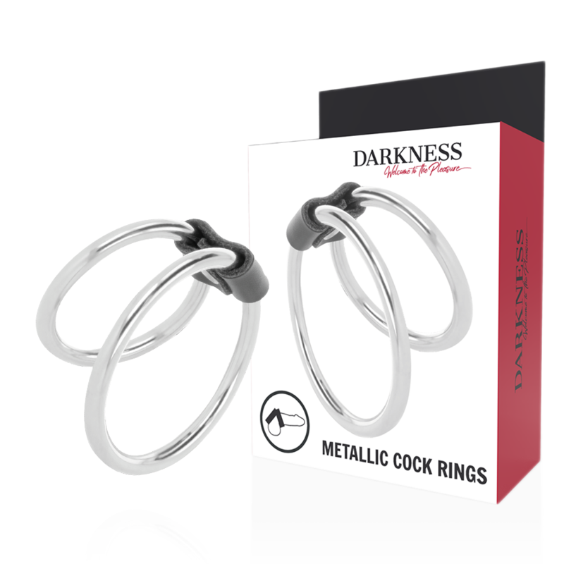 DARKNESS – ANILLA METAL DOBLE PARA EL PENE