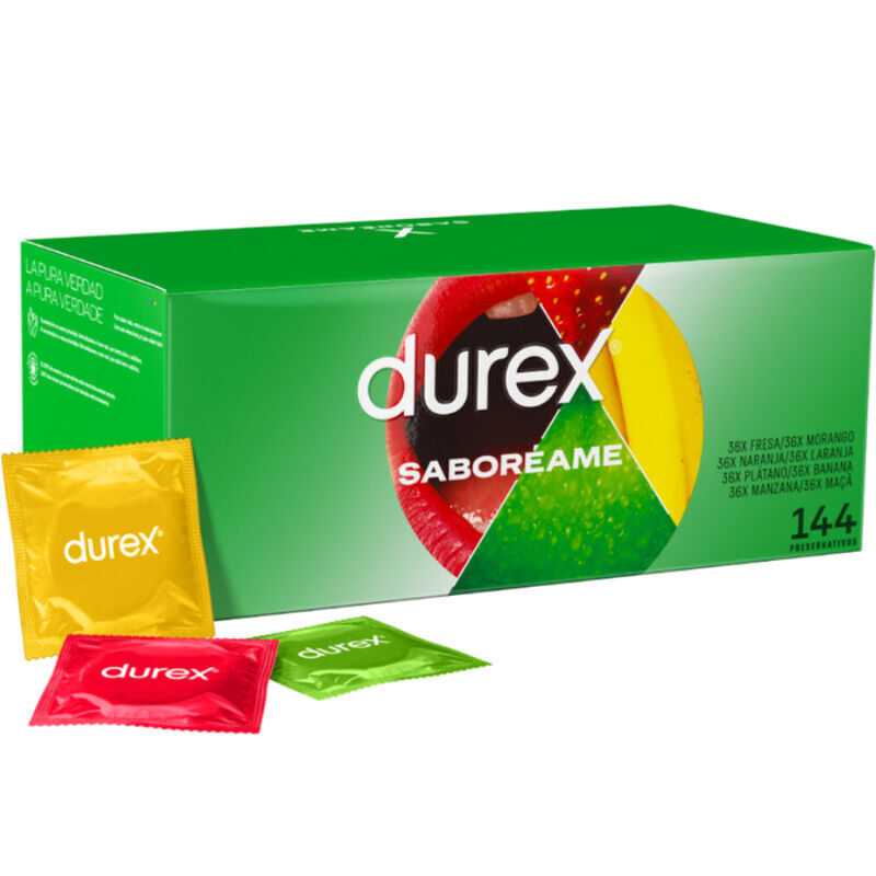 DUREX – PLEASURE FRUITS 144 UNIDADES