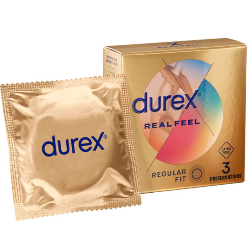 DUREX – REAL FEEL PRESERVATIVOS 3 UNIDADES