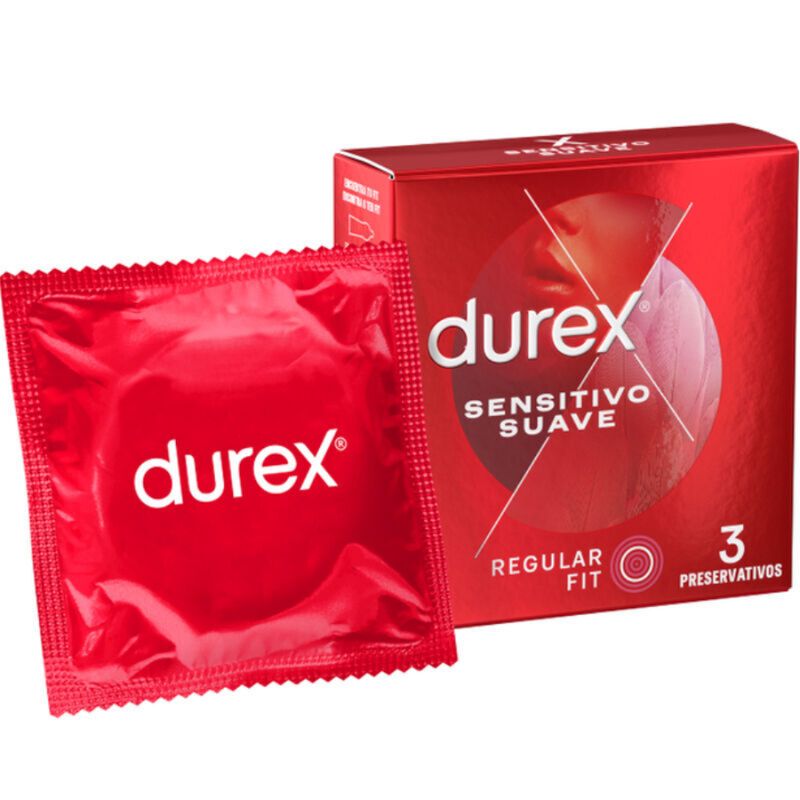 DUREX – SENSITIVO SUAVE 3 UNIDADES