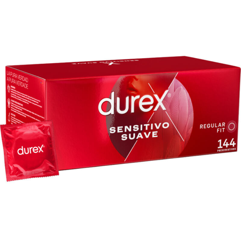 DUREX – SENSITIVO SUAVE 144 UNIDADES