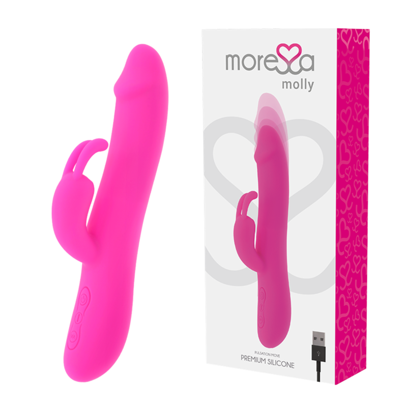 MORESSA – MOLLY IMPULSOR UPDOWN Y POTENTE VIBRACION PREMIUM SILICONE RECARGABLE