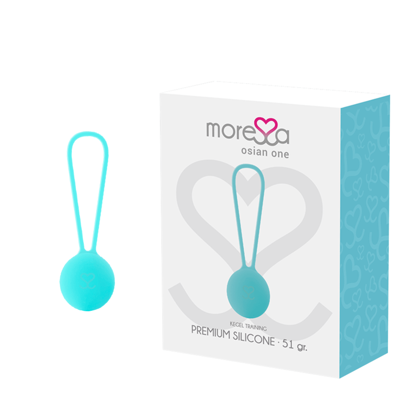 MORESSA – OSIAN ONE ENTRENAMIENTO SUELO PELVICO 51gr PREMIUM SILICONA TURQUESA