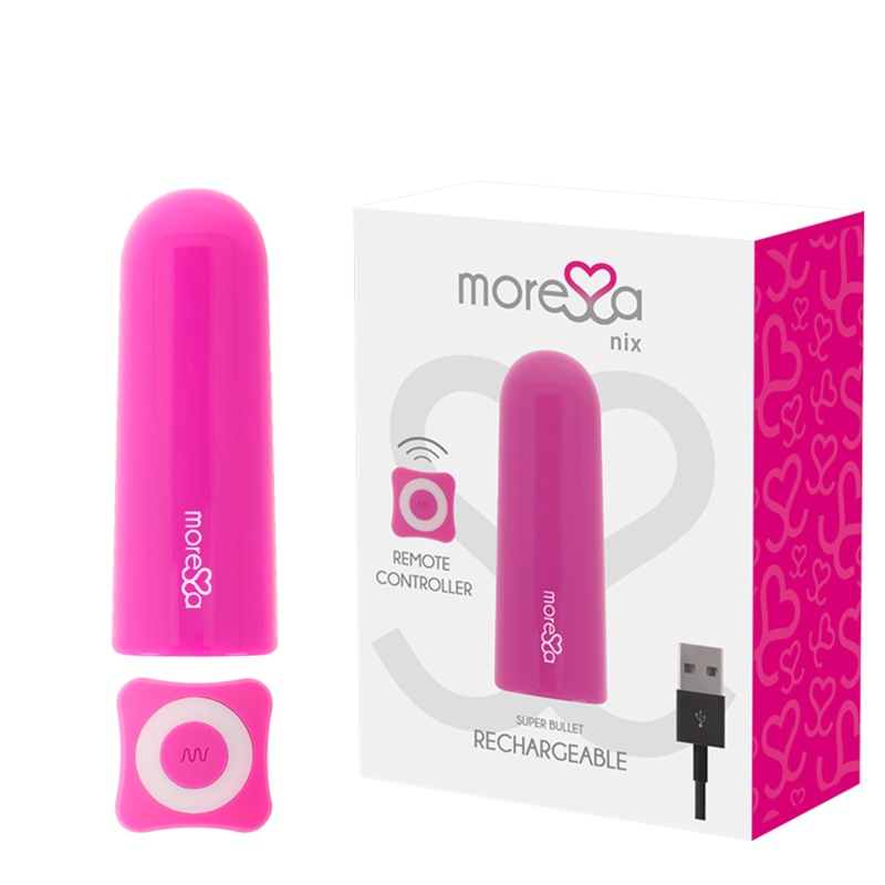 MORESSA – NIX VIBRADOR CONTROL REMOTO ROSA