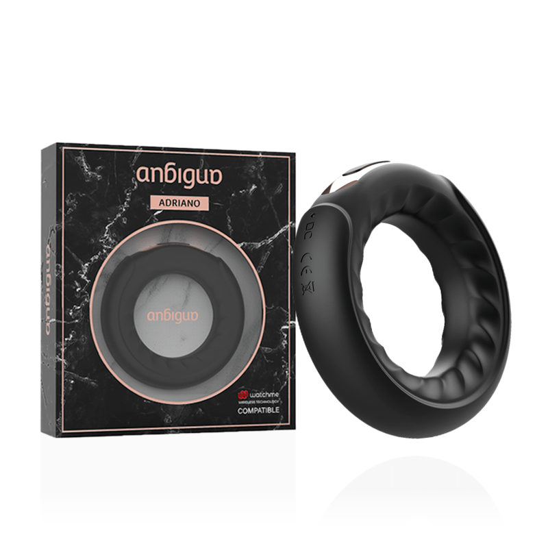 ANBIGUO – ADRIANO ANILLO VIBRADOR COMPATIBLE CON WATCHME WIRELESS TECHNOLOGY