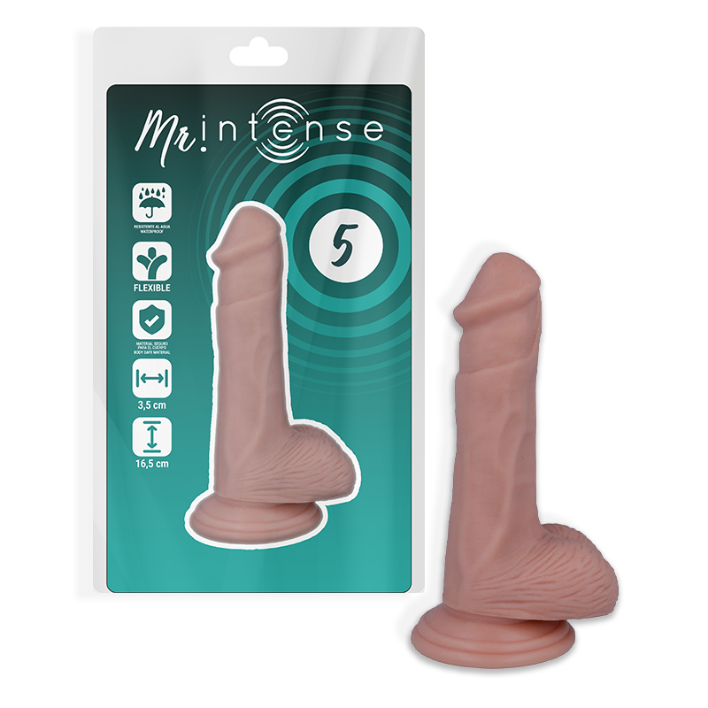 MR INTENSE – 5 PENE REALISTICO 16.5 CM -O- 3.5 CM