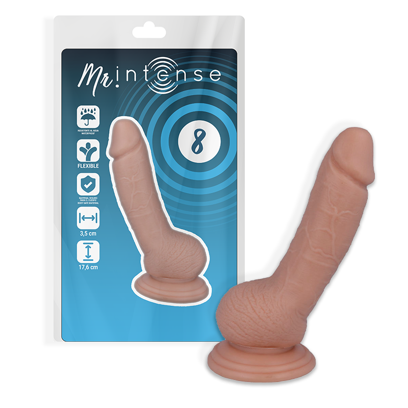 MR INTENSE – 8 PENE REALISTICO 17.6 CM -O- 3.5 CM