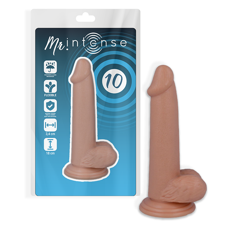 MR INTENSE – 10 PENE REALISTICO 18 CM -O- 3.4 CM