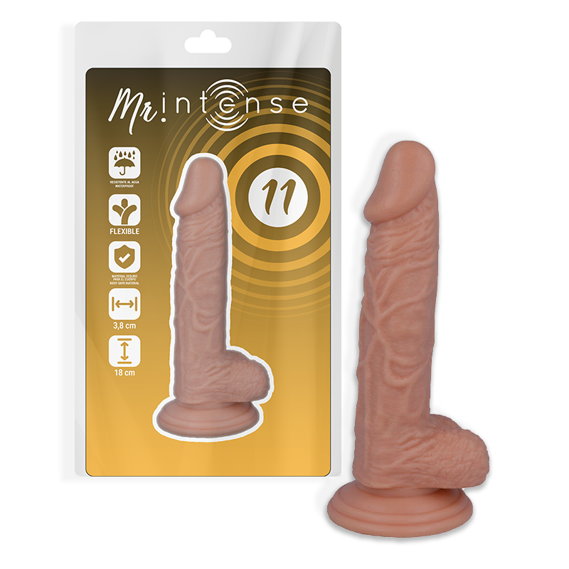 MR INTENSE – 11 PENE REALISTICO 18 CM -O- 3.8 CM