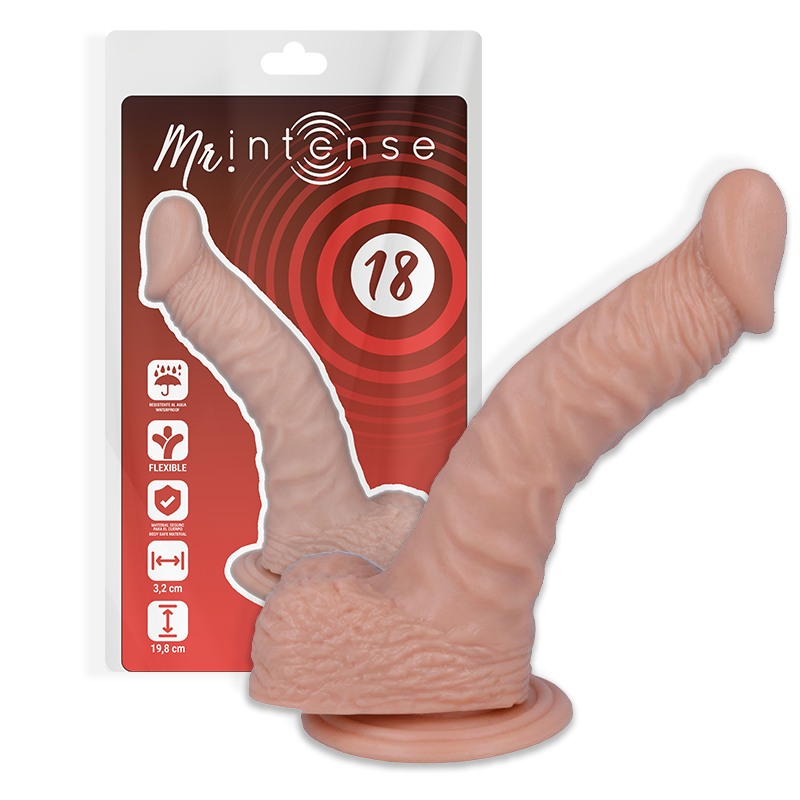 MR INTENSE – 18 PENE REALISTICO 19.8 CM -O- 3.2 CM