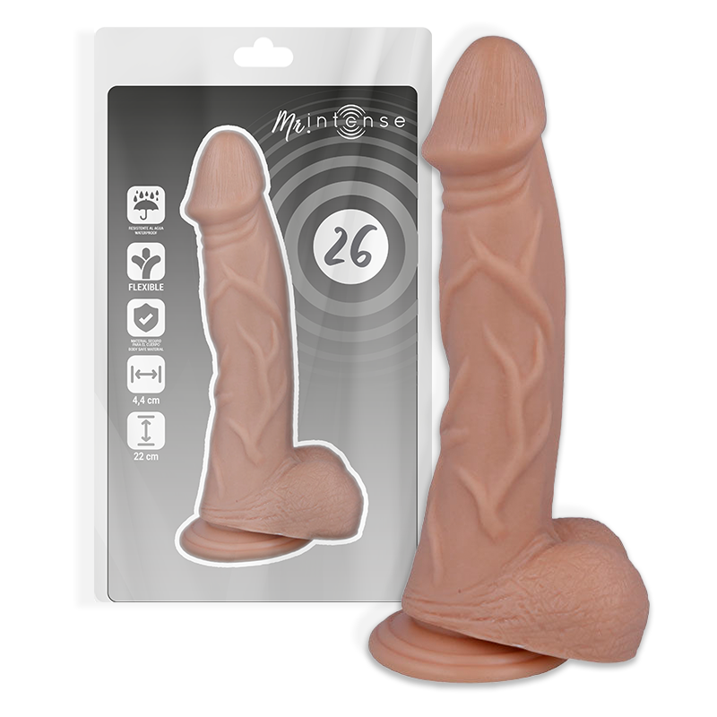 MR INTENSE – 26 PENE REALISTICO 22 CM -O- 4.4 CM