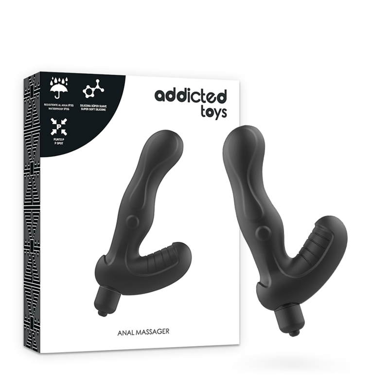 ADDICTED TOYS – ESTIMULADOR ANAL PROSTATA SILICONA P-SPOT VIBE