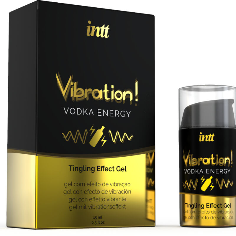 INTT – POTENTE ESTIMULANTE ÍNTIMO GEL VIBRADOR LIQUIDO VODKA 15ML