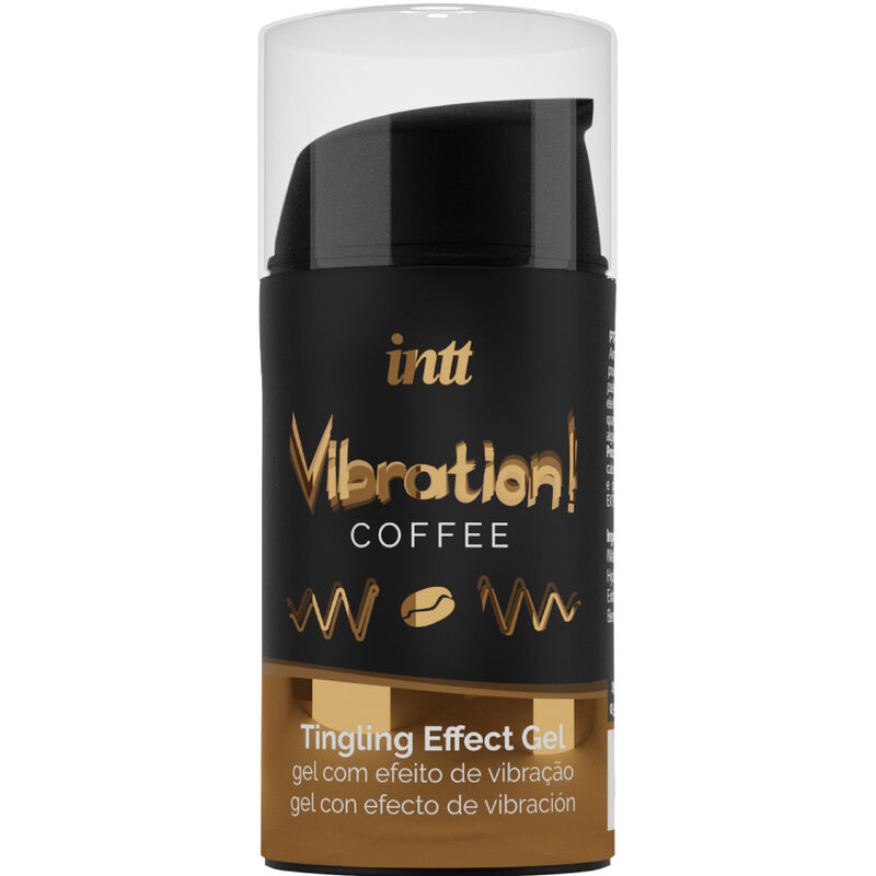 INTT – POTENTE ESTIMULANTE ÍNTIMO GEL VIBRADOR LIQUIDO CAFÉ 15ML