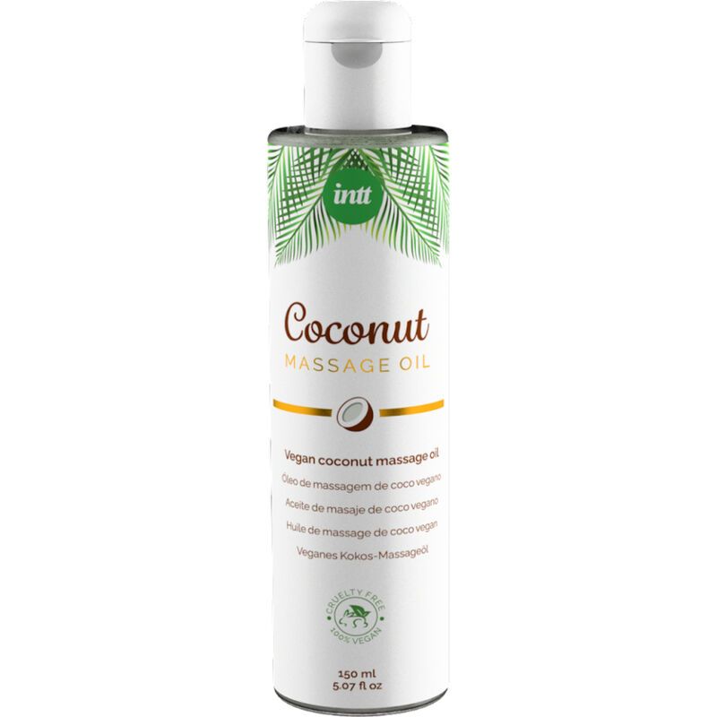 INTT – ACEITE DE MASAJE VEGANO DULCE CON SABOR A COCO RELAJANTE