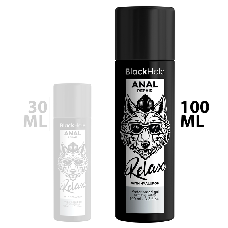 BLACK HOLE – ANAL REPAIR BASE AGUA RELAX CON HYALURON 100 ML