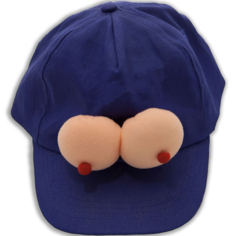 DIABLO PICANTE – GORRA CON TETAS AZUL