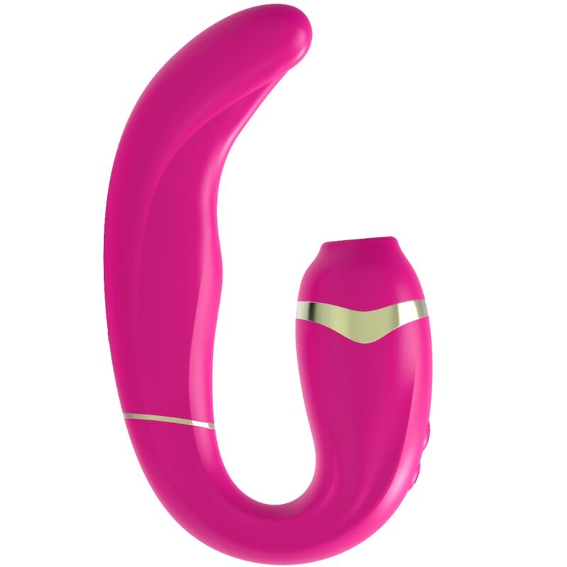 ADRIEN LASTIC – MYG SUCCIONADOR CLITORIS Y ESTIMULADOR G-SPOT ROSA