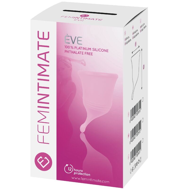 FEMINTIMATE – EVE NEW COPA MENSTRUAL SILICONA TALLA S