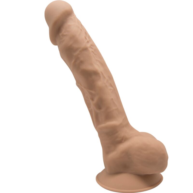 SILEXD – MODELO 1 PENE REALISTICO SILICONA PREMIUM SILEXPAN CARAMELO 23 CM